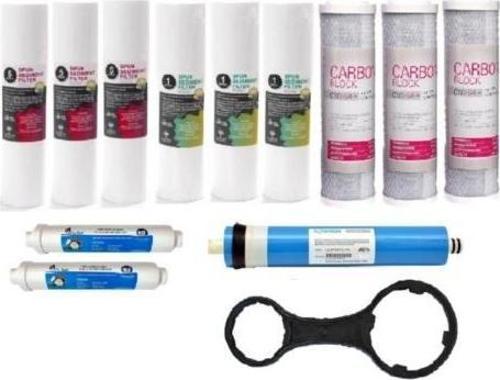 Su Arıtma Filtresi 12 Adet 2 Yıllık Filtre Seti Avantajlı Paket Vontron Membran Nsf Tatlandırıcı