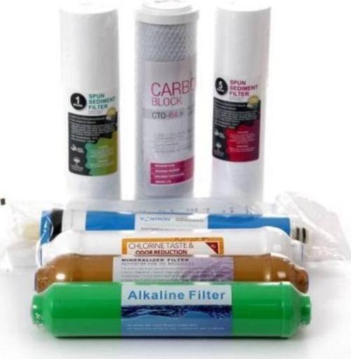 Su Arıtma Filtresi 7 Li Mineral Alkalin Filtre Seti