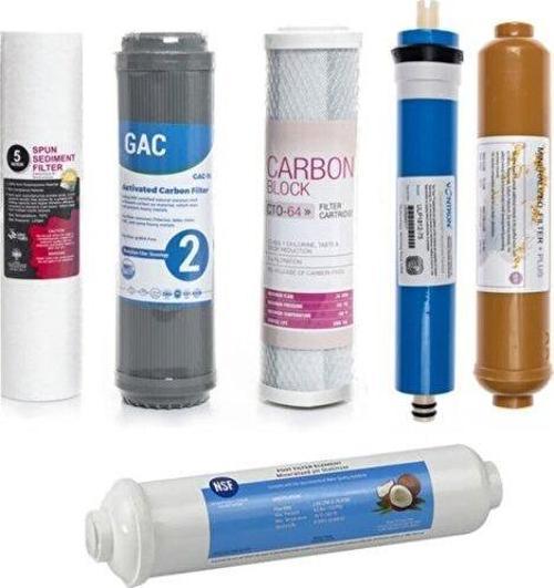 Açık Kasa Su Arıtma Cihazı 6'lı Filtre Seti Vontron Membranlı (Mineral Filtreli)