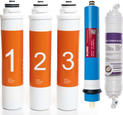 Waterlife Su Arıtma Cihazı Uyumlu Tak-Çevir 5'li Filtre Seti, Lg Membranlı
