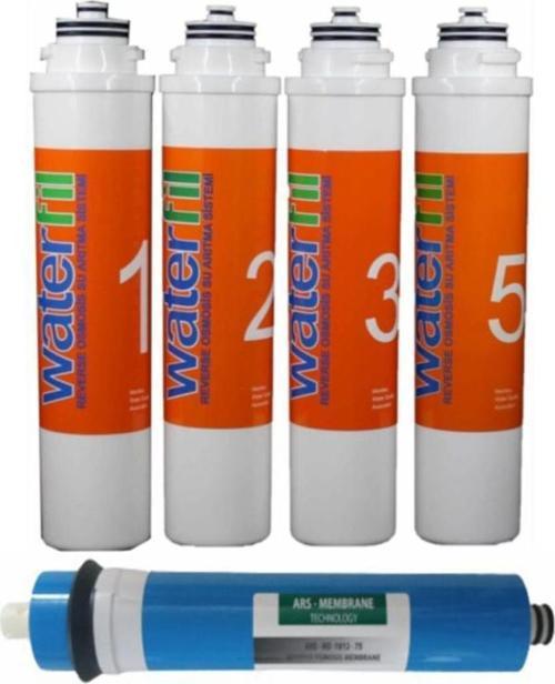 Waterlife Ve Diğer Tüm Tak Çevirli Su Arıtma Cihazlarına Uyumlu 5'li Filtre Ars Membranlı