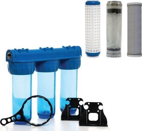 Üçlü Su Filtresi Daire Ve Bina Girişi İçin Üçlü Set Arıtma Sistemi