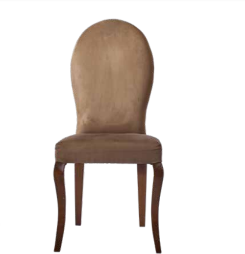 Sandalye 19807 Zus069 Oval Sırt Model Bej Renk Ortopedik  Avangart Ayak El Yapım