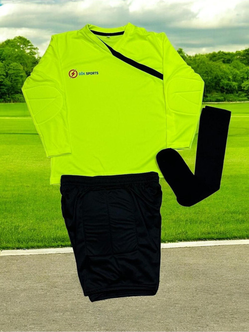 Buffon Junior Goalkeeper Kapıcı Çocuk Kaleci Sünger Destekli Forma Şort Takımı