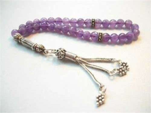 Ametist Doğal Taş Tesbih