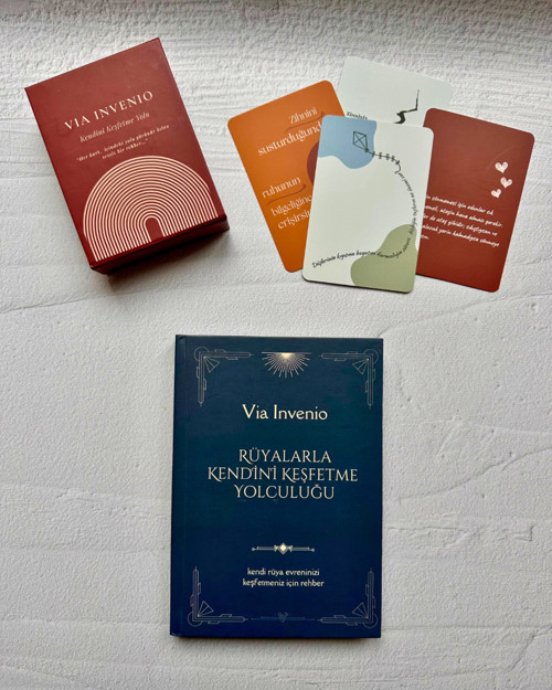 Rüyalarla Kendini Keşfetme Yolculuğu Defteri & Kart Destesi İkili Set