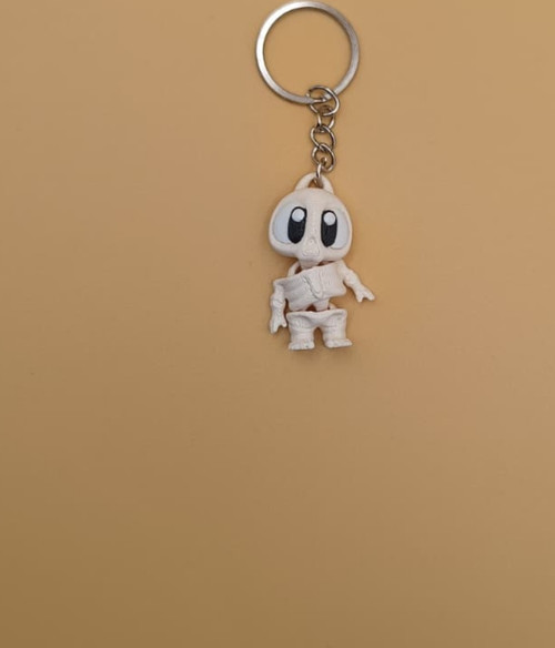 Sevimli İskelet Anahtarlık – Gotik Tarzın En Tatlı Hali - Hareketli Anahtarlık Çanta Süsü Charm