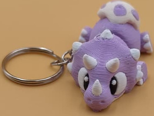 Sevimli Bebek Dinozor Figürlü Hareketli Anahtarlık Çanta Süsü Charm