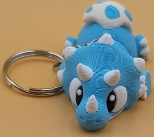 Sevimli Bebek Dinozor Figürlü Hareketli Anahtarlık Çanta Süsü Charm