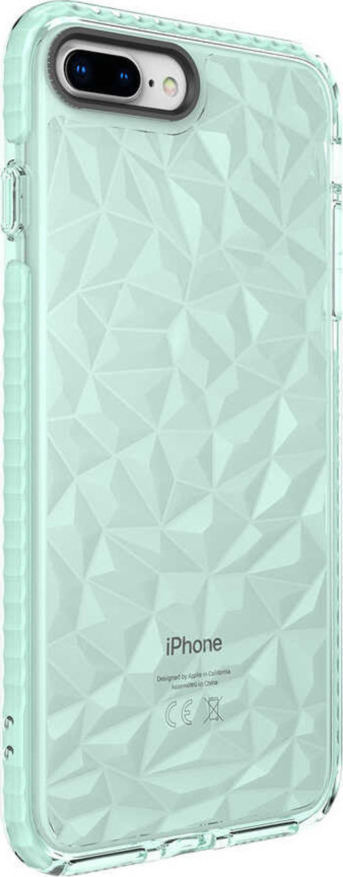 iPhone 7 Plus Kılıf MSRA Buzz Kapak - Yeşil