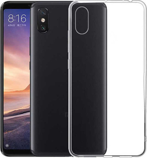 Mi 8 Kılıf MSRA Süper Silikon Kapak - Renksiz