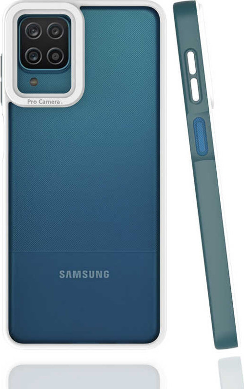 Galaxy A12 Kılıf MSRA Mima Kapak - Koyu Yeşil