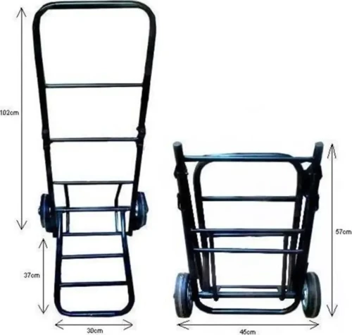 Katlanır Yük Taşıma Arabası Portatif Tip