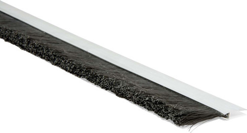 Kapı Altı Fırça Alüminyum 100 Cm H Tipi 3cm Kıl Boyu