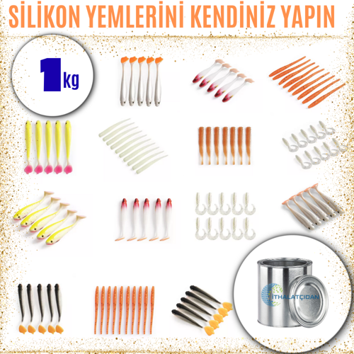 Silikon Balık Yemi Ham Maddesi (25 Shore) 1KG