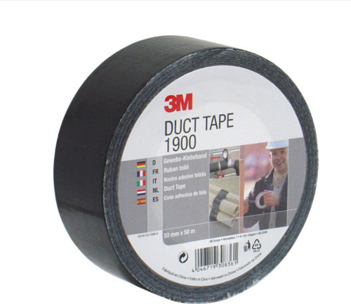 3m 1900 Duck Tape Tamir Kanal Bandı 50mm X 50mt Siyah Bant