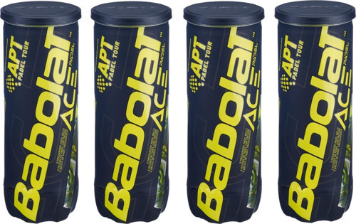 Padel Ace 3'lü 4 Kutu Padel Topu