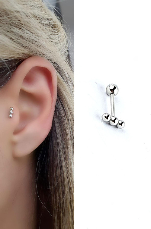 925ayar Gümüş Trend Kıkırdak Piercing