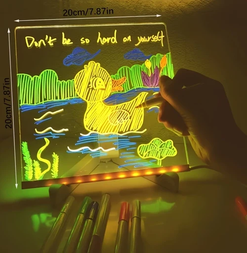 Led Işıklı Çizim Tahtası (20x20cm) (Timya/Go1395) 204616