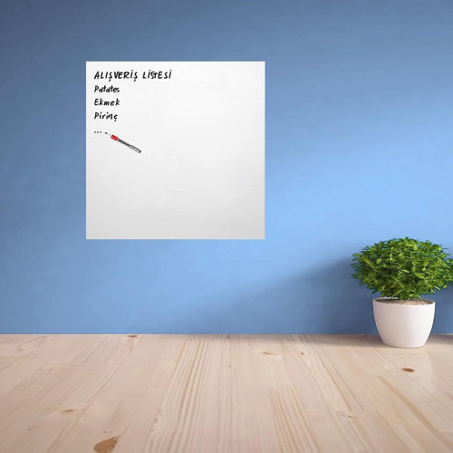 Ders Çalışma Yazı Tahtası Manyetik Mıknatıslı Duvar Stickerı (Timya/Go1395) 204632