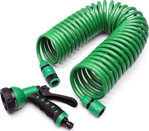 15 Metre Spiral Hortum + 4 Fonksiyonlu Özel Sulama Tabancası (Timya/Go1395) 201917
