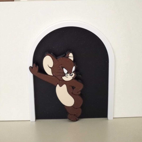 Jerry Dekoratif Mini Kapı – Fare Deliği Duvar Süsü
