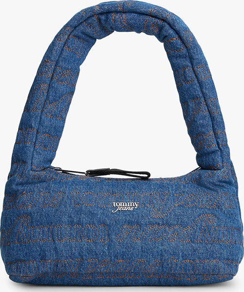 TJW Urban Tamamı Baskılı Denim Omuz Kadın Denim Omuz Çantası AW0AW182661A7