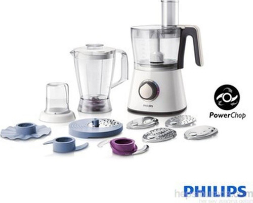 HR7761/00 Viva Collection Blender ve Öğütücü El Değirmeni ile Mutfak Robotu