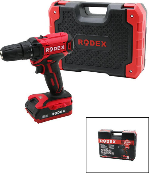 2 KADEME HIZ-VİTESLİ ŞARJLI=ÇİFT BATARYA19PCS UÇLUMATKAP 0-350 / 0-1350 RPM 16.8V / 2.0A LI-ION RDX