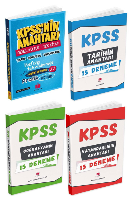 2026 Kpss Anahtar 4'Lü Hafıza Teknikleriyle Müzik Destekli Set