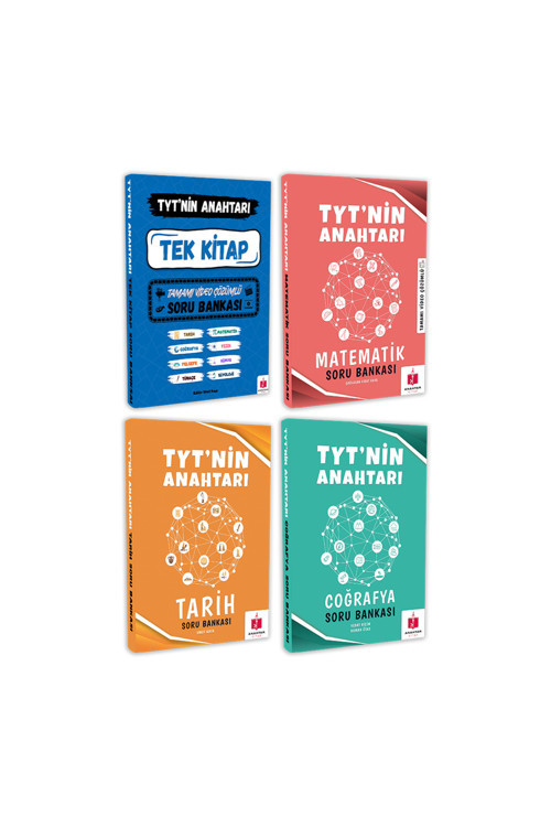 2026 Tyt'nin Anahtarı Efsane 4'Lü Soru Bankası Seti