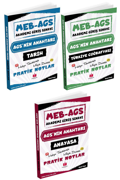 2026 Meb Ags Ags'nin Anahtarı Hafıza Teknikleriyle Müzik Destekli Pratik 3'Lü Konu Anlatım Seti