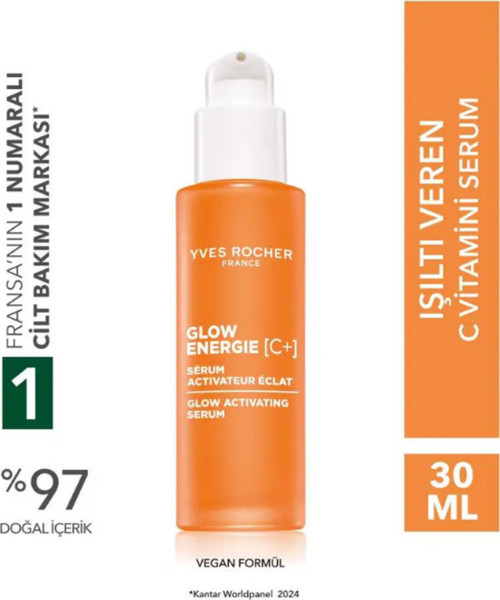 C Vitamini İçeren Işıltı Veren Gündüz Bakım Serumu 30 Ml