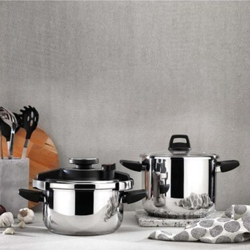 Compact 4 + 6,5 lt 2'li Düdüklü Tencere Seti