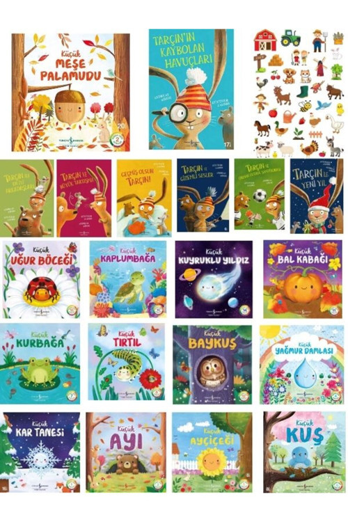 En 21 Kitap Iş Kültür Set Sticker Hediyeli - Tarçın Serisi, Meşe Palamudu Serisi