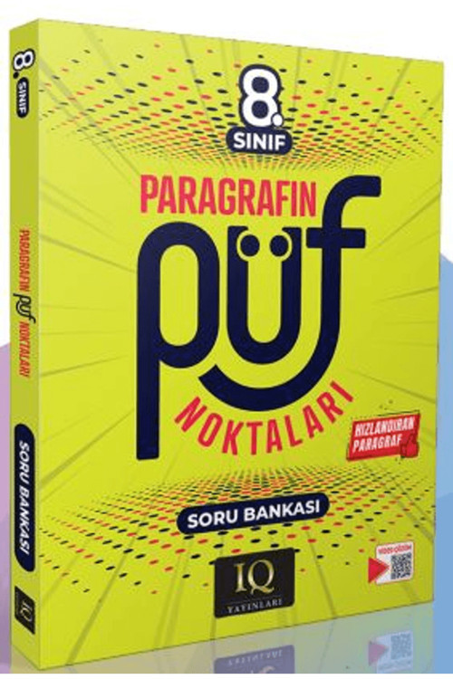 Iq Yayınları 8. Sınıf Paragrafın Püf Noktaları Soru Bankası