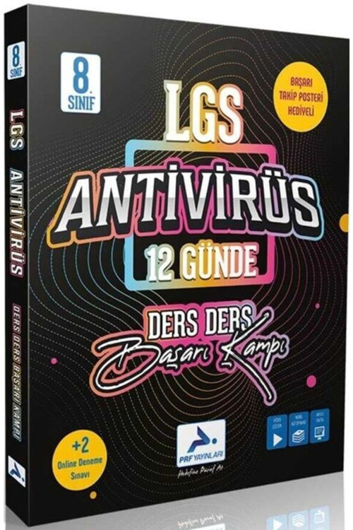 Paraf Yayınları Yayınları 8. Sınıf Lgs Antivirüs Ders Ders Başarı Kampı