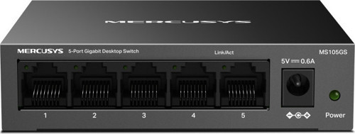 Mercusys MS105GS 5 Port Gigabit Metal Kasa Masaüstü Ethernet Switch