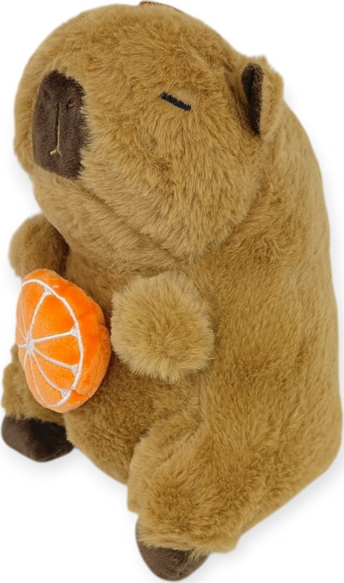 Peluş Sevimli Hayvanlar 25 cm - Kapibara Portakal