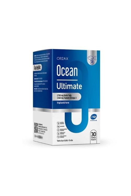 Ocean Ultimate 1700 mg Balık Yağı 30 Kapsül