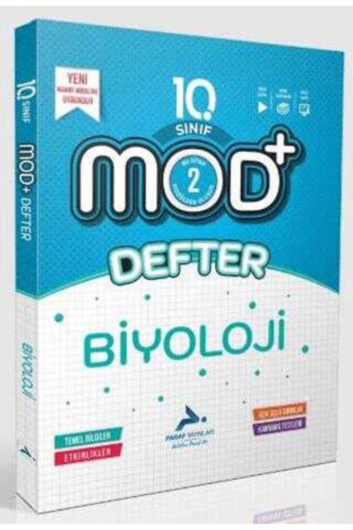 Paraf Yayınları Paraf 10. Sınıf Mod Biyoloji Defter Yeni