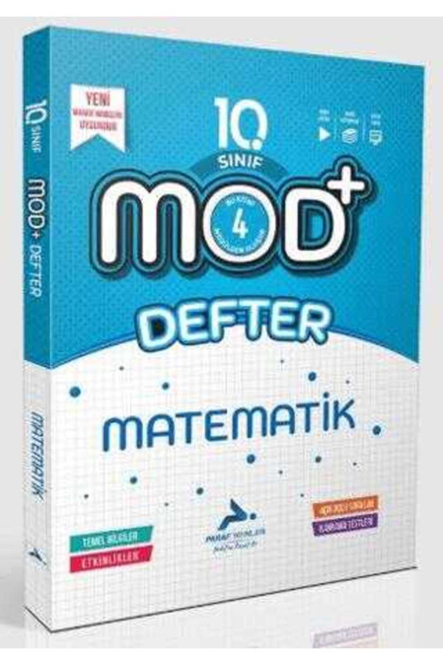 Paraf Yayınları Paraf 10. Sınıf Mod Matematik Defter Yeni