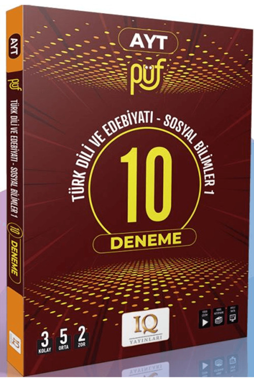 Iq Yayınları Ayt Türk Dili Ve Edebiyatı - Sosyal Bilimler 10 Deneme
