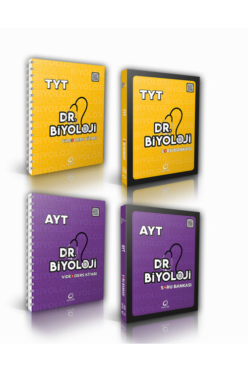 Oksijen Yayınları Dr. Biyoloji Tyt-Ayt Biyoloji Ders Kitabı & Soru Bankası (4 Kitap)