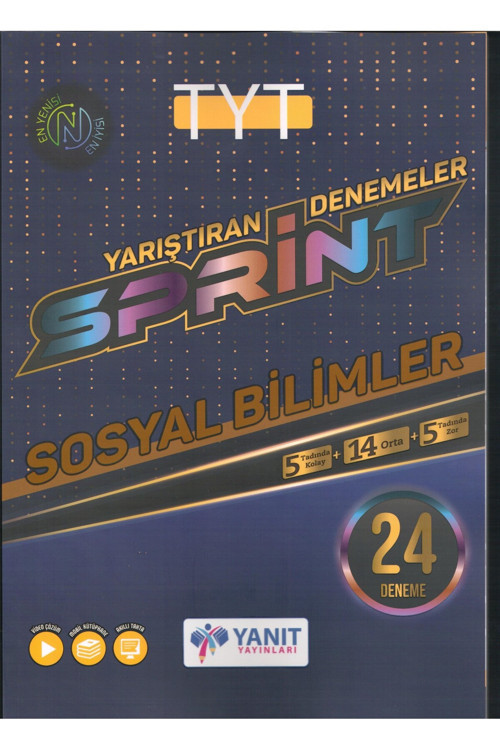Yanıt Yayınları Yks Tyt Sosyal Bilimler Sprint 24 Deneme Video Çözümlü