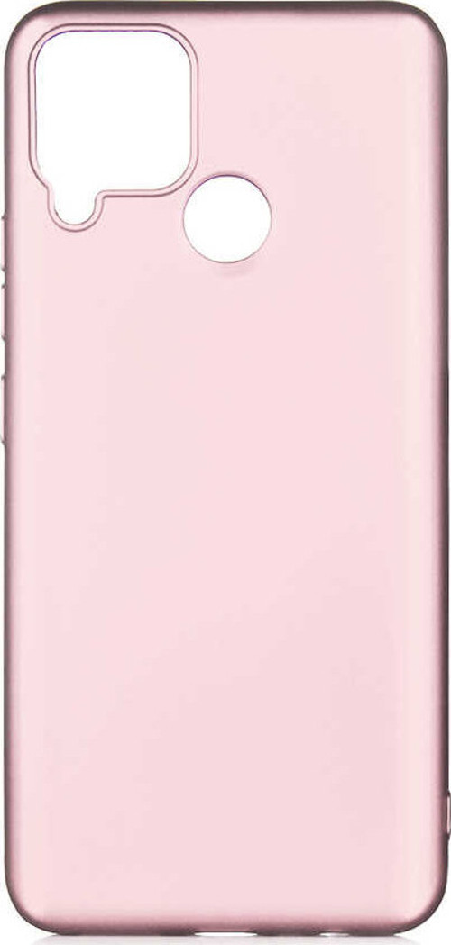 Realme C25 Kılıf SCKS Premier Silikon Kapak - Rose Gold