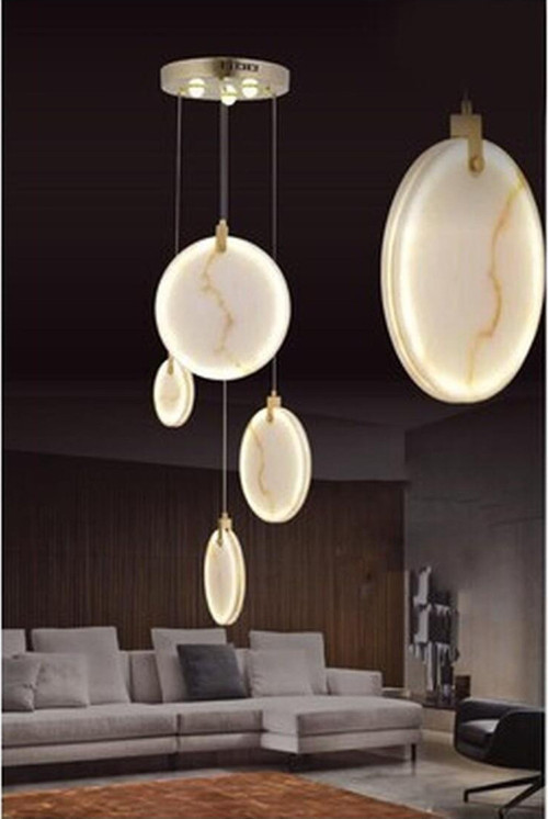 12W 20CM 4'lü Gold Sarkıt LED Avize