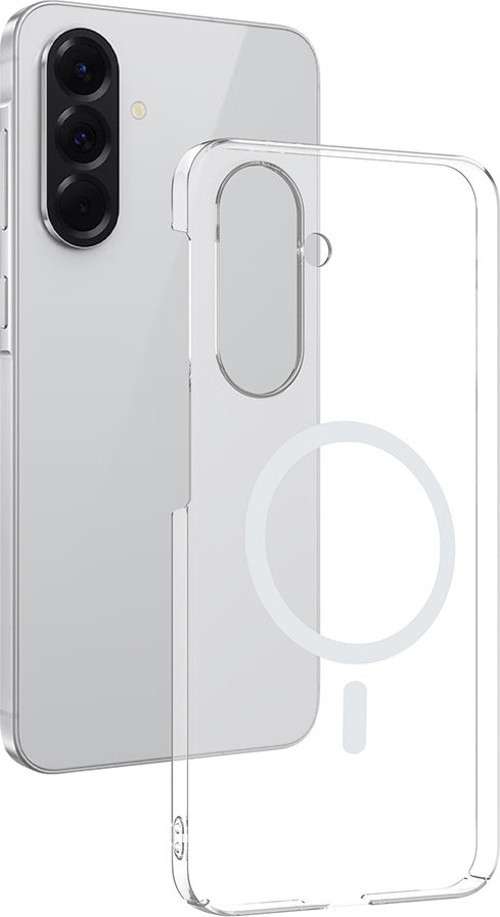 Galaxy A56 Kılıf Kamera Korumalı MagSafe Şarj Özellikli Lüx Şeffaf London Silikon Kapak