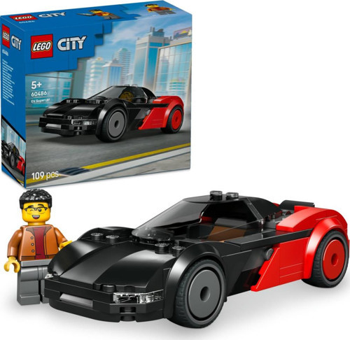 60486 City Elektrikli Süper Araba Yapım Seti