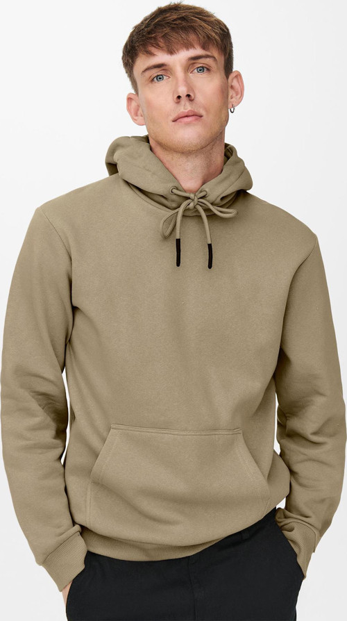 Kapüşonlu Pamuklu Erkek Sweatshirt - 22018685
